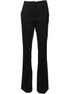 A.l.c. Front Pleat Trousers, Women's, Size: 8, Black, Cotton/spandex/elastane
