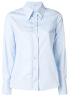 Barena Cropped Classic Shirt - Blue