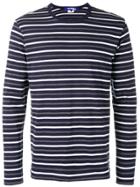 Junya Watanabe Man Striped Jumper - Blue