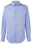 Paul & Shark Buttoned Shirt, Men's, Size: 43, Blue, Cotton