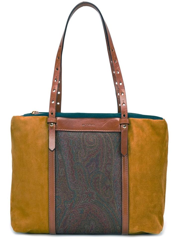 Etro Colour Block Shoulder Bag