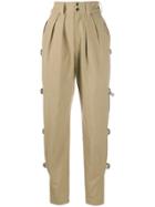 Isabel Marant High Waisted Safari Trousers - Neutrals