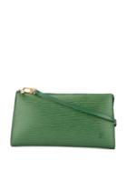 Louis Vuitton Vintage Faux Zebra Print Handbag - Green