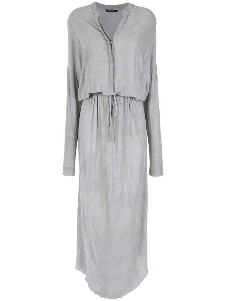 Uma Raquel Davidowicz Belted Waist Maxi Dress - Grey