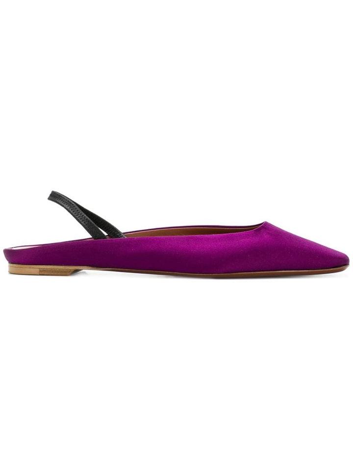 David Beauciel Square Toe Slippers - Pink