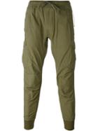 Maharishi Cargo Cuffed Track Pants, Men's, Size: Small, Green, Cotton