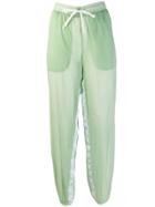 Kappa Kontroll Sheer Track Pants - Green