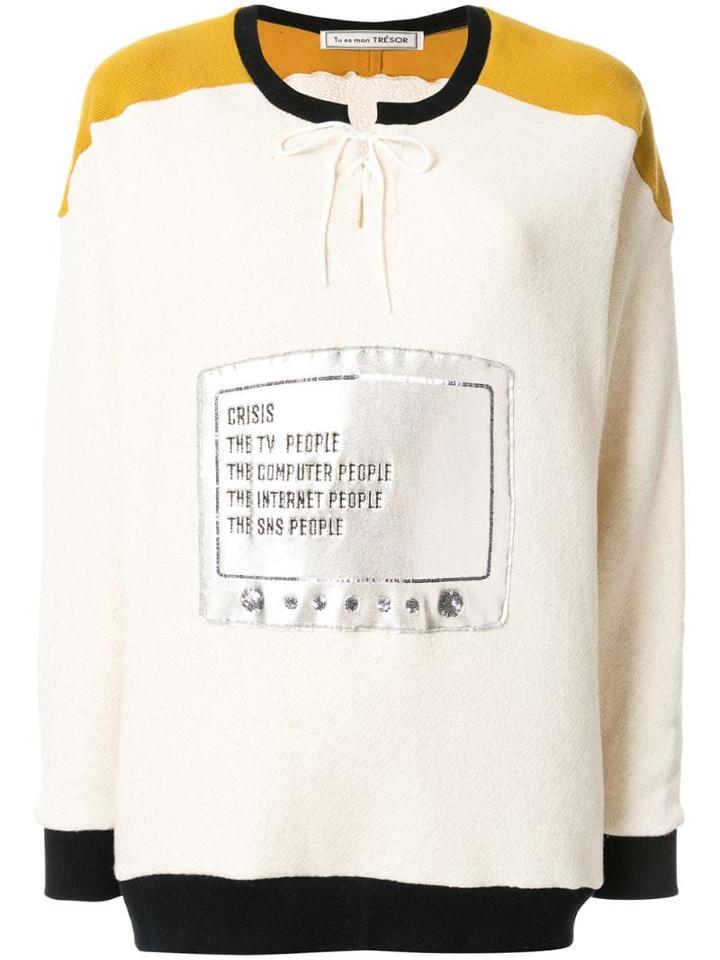 Tu Es Mon Trésor Fahrenheit 451 Sweatshirt - Multicolour
