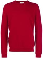 Laneus Crew Neck Sweater - Red