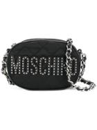Moschino Quilted Crossbody Bag - Black