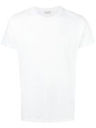 Saint Laurent Distressed Short Sleeve T-shirt, Men's, Size: Large, White, Cotton