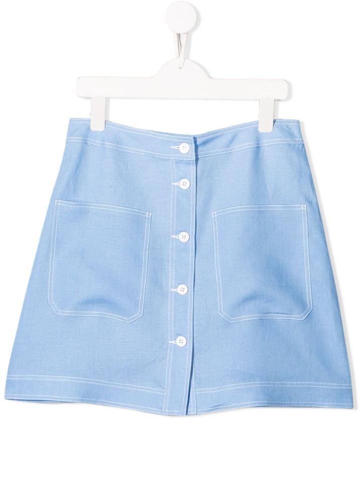 Dondup Kids A-line Skirt - Blue