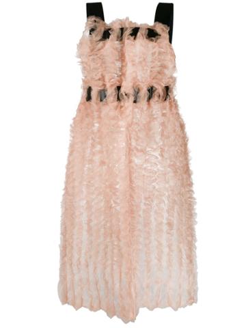 Comme Des Garçons Noir Kei Ninomiya Tulle Embellished Tunic - Neutrals