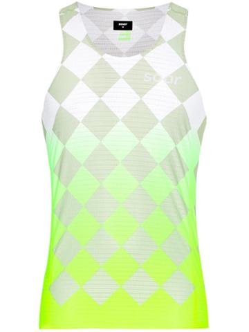 Soar 3.0 Running Race Printed Vest - White