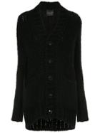 Roberto Collina Chunky Knit Buttoned Cardigan - Black