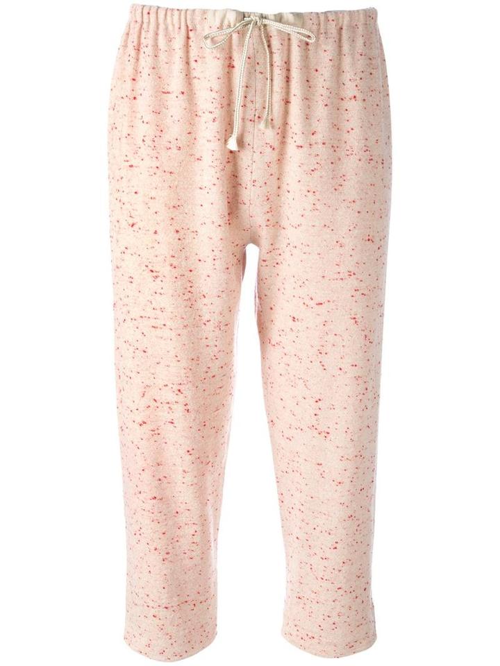 Forte Forte 'fragola' Sweatpants, Women's, Size: Ii, Pink/purple, Linen/flax/virgin Wool/polyamide/cupro