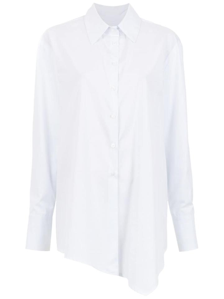 Alcaçuz Aymmetric Fagulha Shirt - White