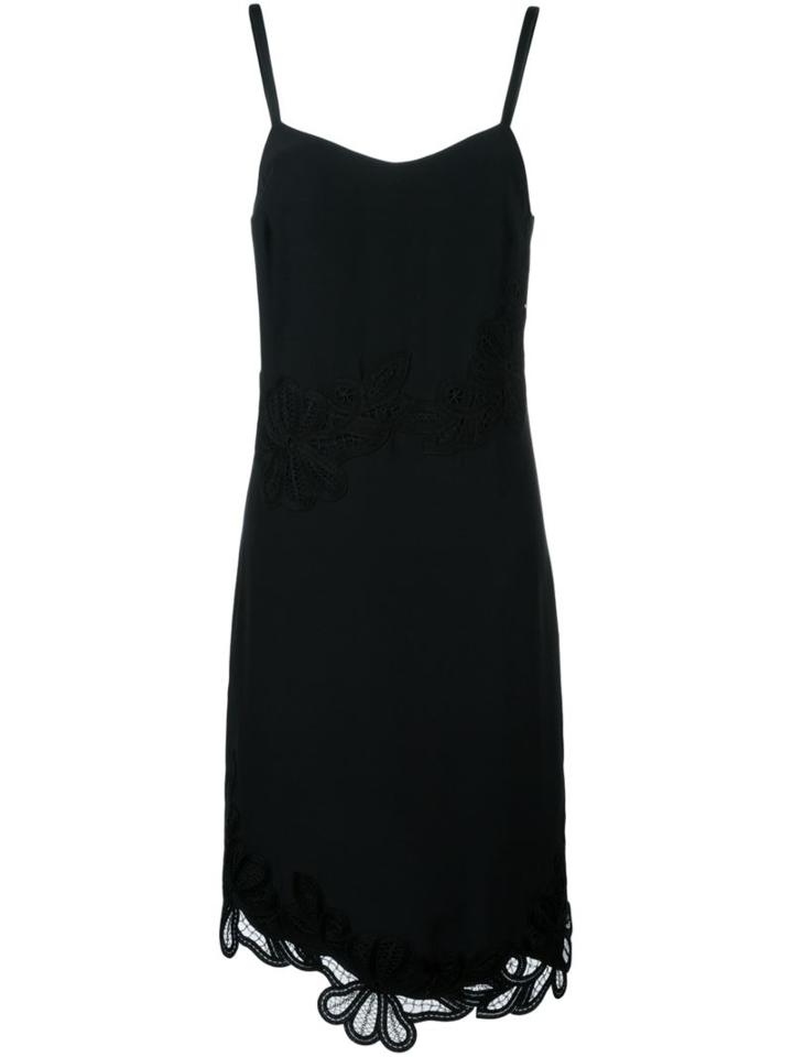 Victoria Beckham Embroidered Hem Cami Dress
