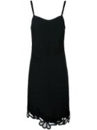 Victoria Beckham Embroidered Hem Cami Dress