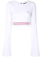 Philipp Plein Run The World Top - White