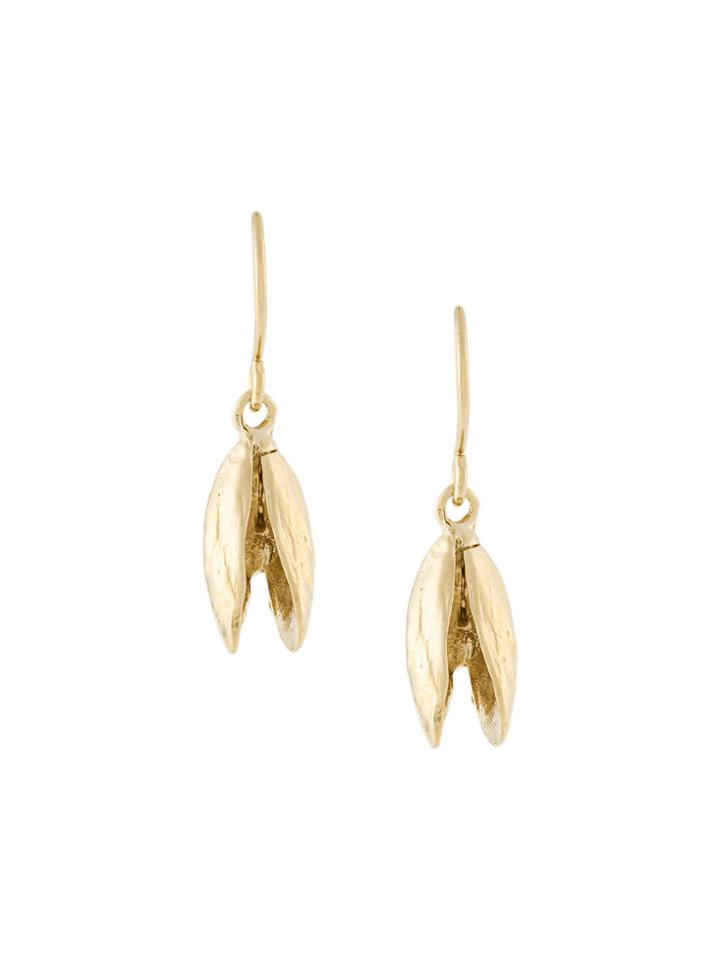 Wouters & Hendrix Clam Earrings - Metallic