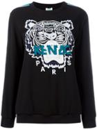 Kenzo Tiger Sweatshirt, Women's, Size: Small, Black, Cotton/triacetate/polyester/polyester