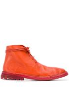 Marsèll Lace-up Ankle Boots - Orange