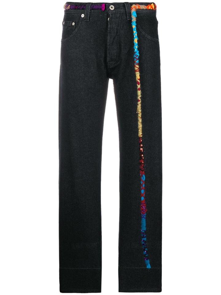 Loewe Embroidered Knot Jeans - Black