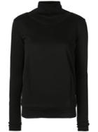 Alo Yoga Funnel Neck Sports Sweatshirt - Black