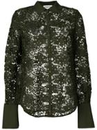 Essentiel Antwerp Lace Embroidered Blouse - Green