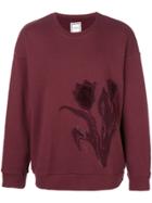Wooyoungmi Tulip Embroidery Sweatshirt - Red
