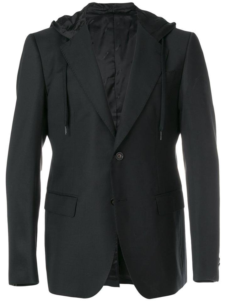 Moschino Hooded Blazer - Black