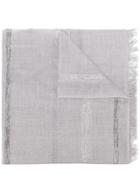 Fabiana Filippi Frayed Scarf - Grey