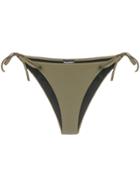 Dsquared2 Back Print Logo High Leg Briefs - Green