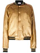 Gcds Matte Sequin Bomber Jacket - Metallic
