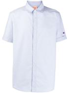 Champion Shortsleeved Button Down Shirt - Blue