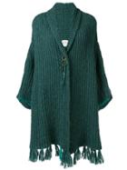 Forte Forte Ribbed Knit Cardigan - Blue