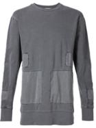 John Elliott Patchwork Sweatshirt, Men's, Size: Xl, Grey, Cotton