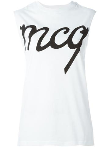 Mcq Alexander Mcqueen Handwritten Mcq Boyfriend Tank Top