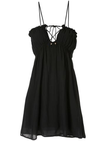 Suboo Fine Lines Mini Dress - Black