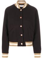 See By Chloé Embroidered Bomber Jacket - Brown