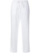 Erika Cavallini Straight Fit Trousers - White