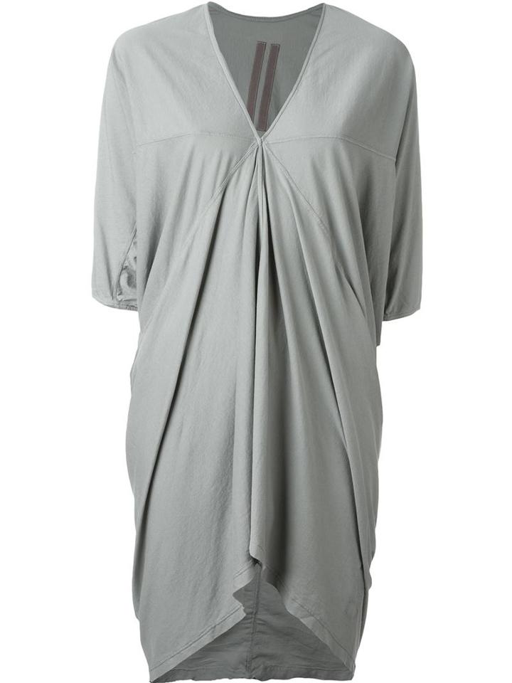 Rick Owens Drkshdw Kite Tunic, Women's, Size: Xs, Grey, Cotton