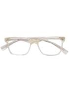Family Affair - Square Frame Glasses - Unisex - Acetate - 51, White, Acetate