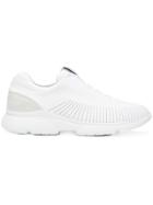 Z Zegna Perforated Detail Sneakers - White