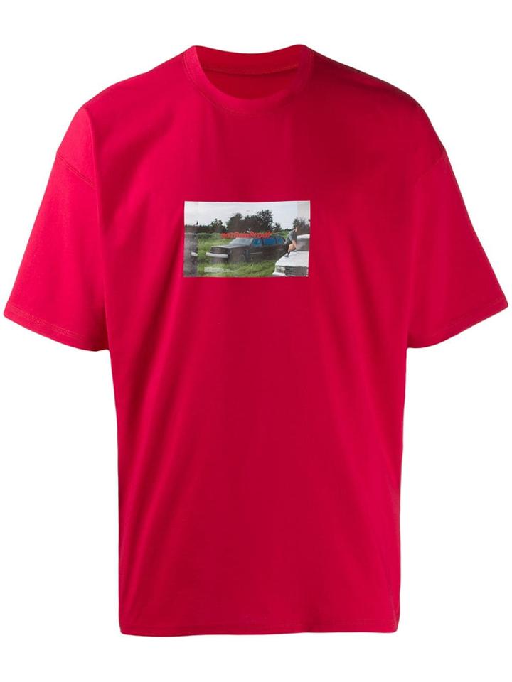 Styland Photo Print T-shirt - Red