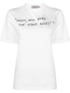 Preen By Thornton Bregazzi Slogan Printed T-shirt - White