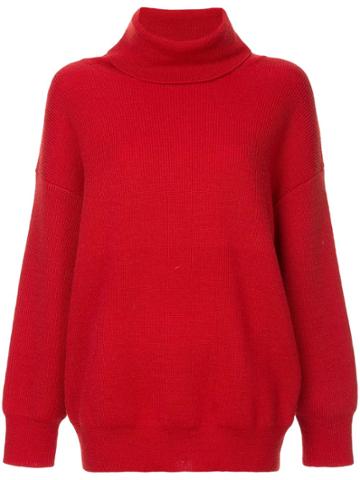 H Beauty & Youth Turtleneck Sweater - Red