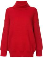 H Beauty & Youth Turtleneck Sweater - Red