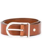 Troubadour Slim Leather Belt - Brown